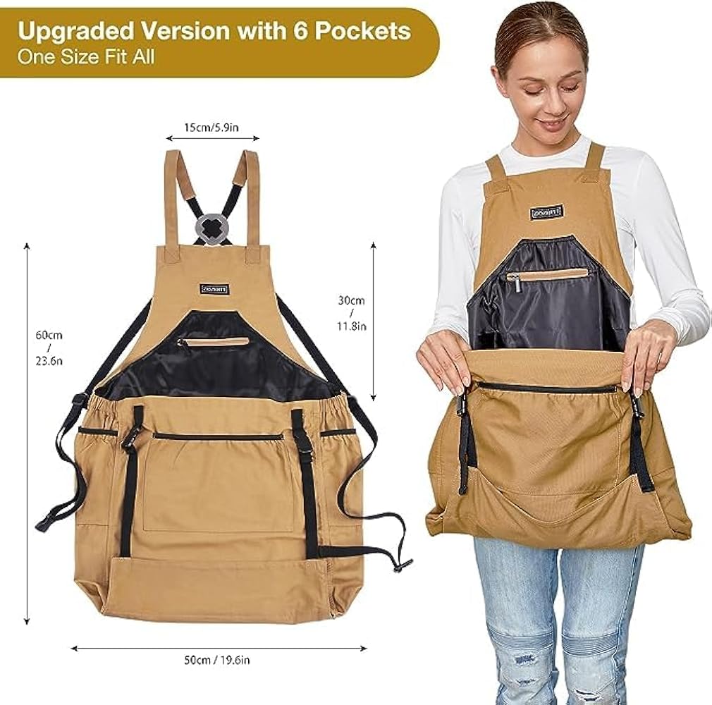 Amazon.com: ZIOZERTT Garden Apron, Harvest Gardening Aprons