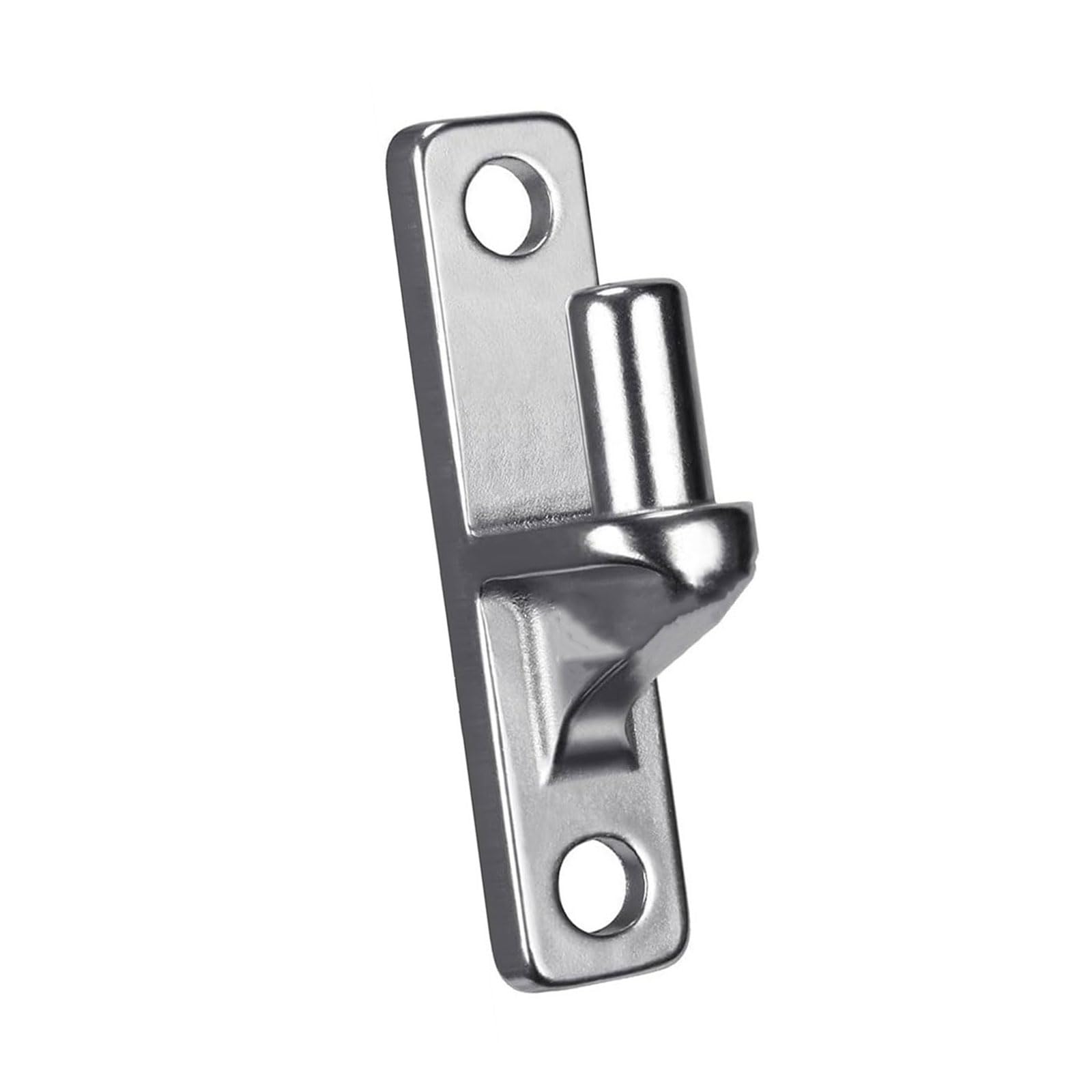 of 1/2 / 4 Sturdy Wall Mount Gate Hinges for Outdoor Chain Link Fence Gate Construction with Stainless Steel Finish Metal Hardware