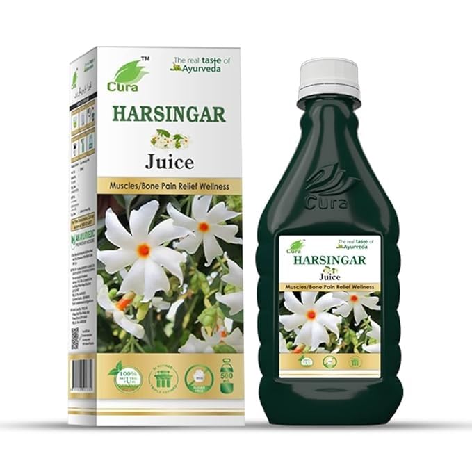 CURA AYURVEDIC Harsingar Juice 500ml x 2 pack II Natural Pain Reliever II For joints & muscle pain (1000 ml) (B0D988MF1Z) Amazon Price History, Amazon Price Tracker