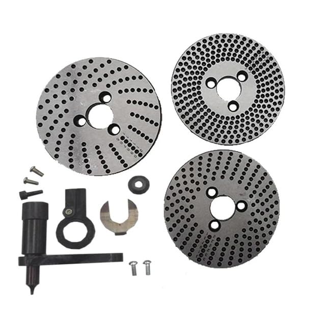 Fresadora de mesa giratoria de placa de indexación dedicada de alta precisión Dp-1, juego de placas divisoras de acero de precisión para mesa giratoria con kit de indexación de fresado manual de