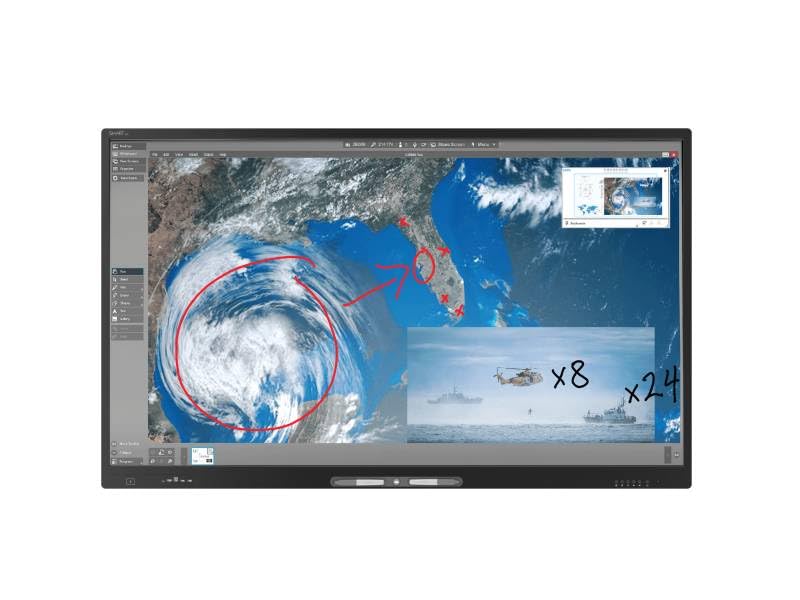 Image of Smart Board M455-V5-P M Pro high Secure Series - 55 inch LED-Backlit LCD Display - 4K - for Interactive Communication - TAA Compliant