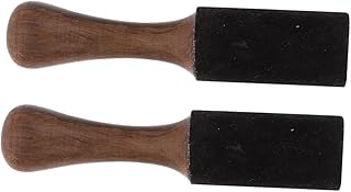 VICASKY 2pcs Buddha Sound Bowl Stick Singing Bowl Parts Chanting Bowls Mallet Knocking Rod Sound Bowl Accessory Bowl Mallet Buddha Singing Bowl Stick Sound Bowl Parts Firing Pin Yoga Wood