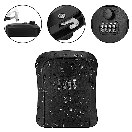 Welsberg Key Box, Key Safe, Key Locker with 4-digit number code for outside and inside Key Cabinet, Combination Lock - Image 3