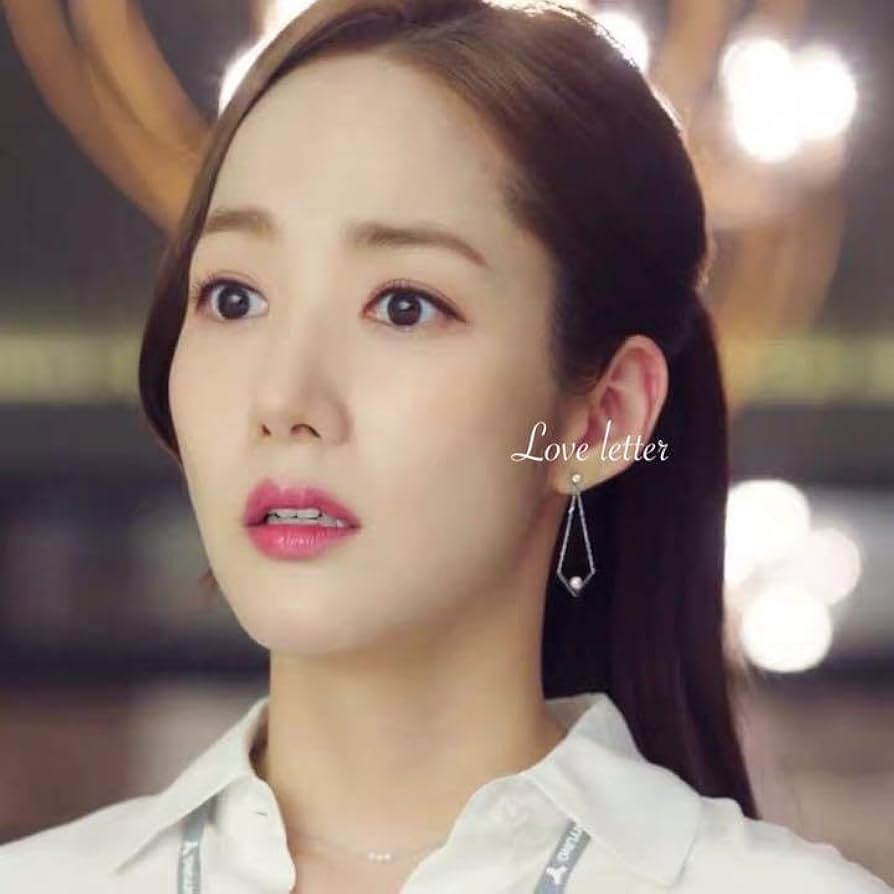 Amazon.co.jp: パールチェーンピアス 韓国ドラマ キム秘書 パク