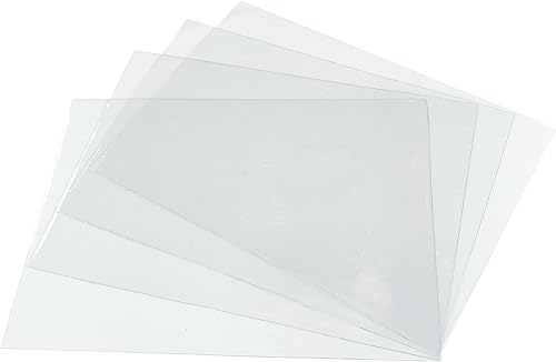 Miniatura 1 de Kasepie - Juego de 4 manteles individuales transparentes, resistentes al desgaste, resistentes a los arañazos, impermeables, fáciles de limpiar y