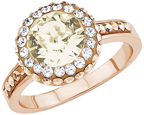 Preisvergleich Produktbild Noelani Damen-Ring Swarovski Elements Kristall mehrfarbig rosévergoldet - 9111718