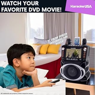 Karaoke USA GF844 Bluetooth Karaoke Machine