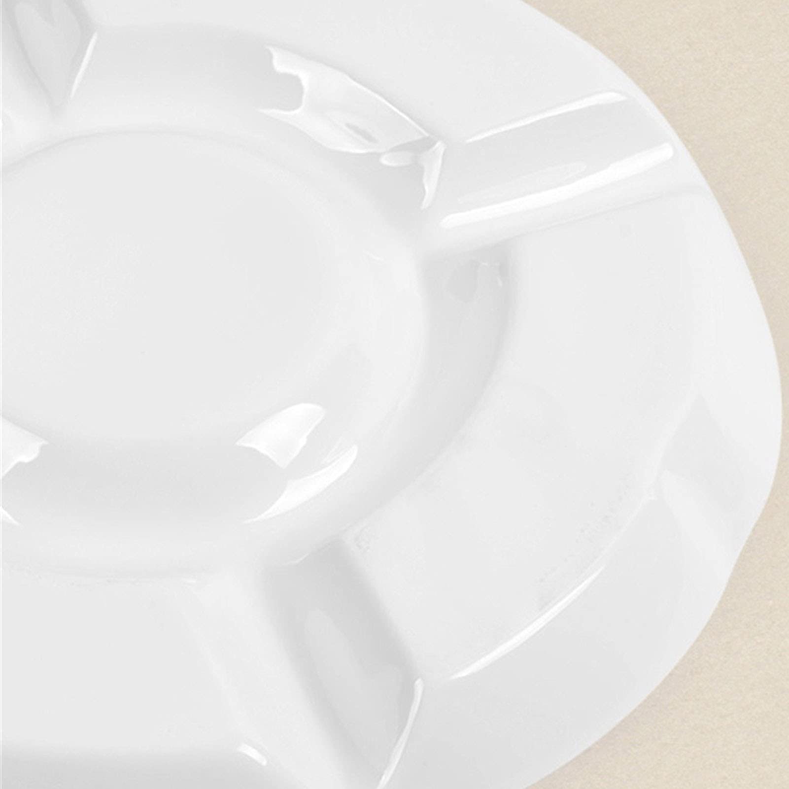 Tavolozza di Ceramica Rotonda Multifunzione, for Artisti, Pittori Professionali, Pittura Dilettanti, Artigianato, Hobbisti