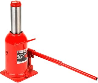 AFF Super Duty 20 Ton Hydraulic Bottle Jack, Manual, Welded Cylinder, High-Grade Steel Construction, Forged and Welded Base, 3620