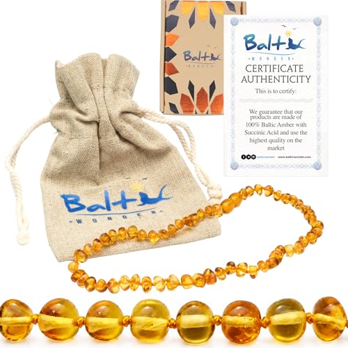 Baltic Wonder Honey Baroque Amber Necklace