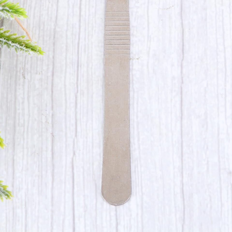 Image of EXCEART Metal Pry Tool Clamshell Crowbar Solder Paste Scraper 4.92 Inch Handy Open Shell Tool for Laptop Repair Electronics Cleaning and Beekeeping