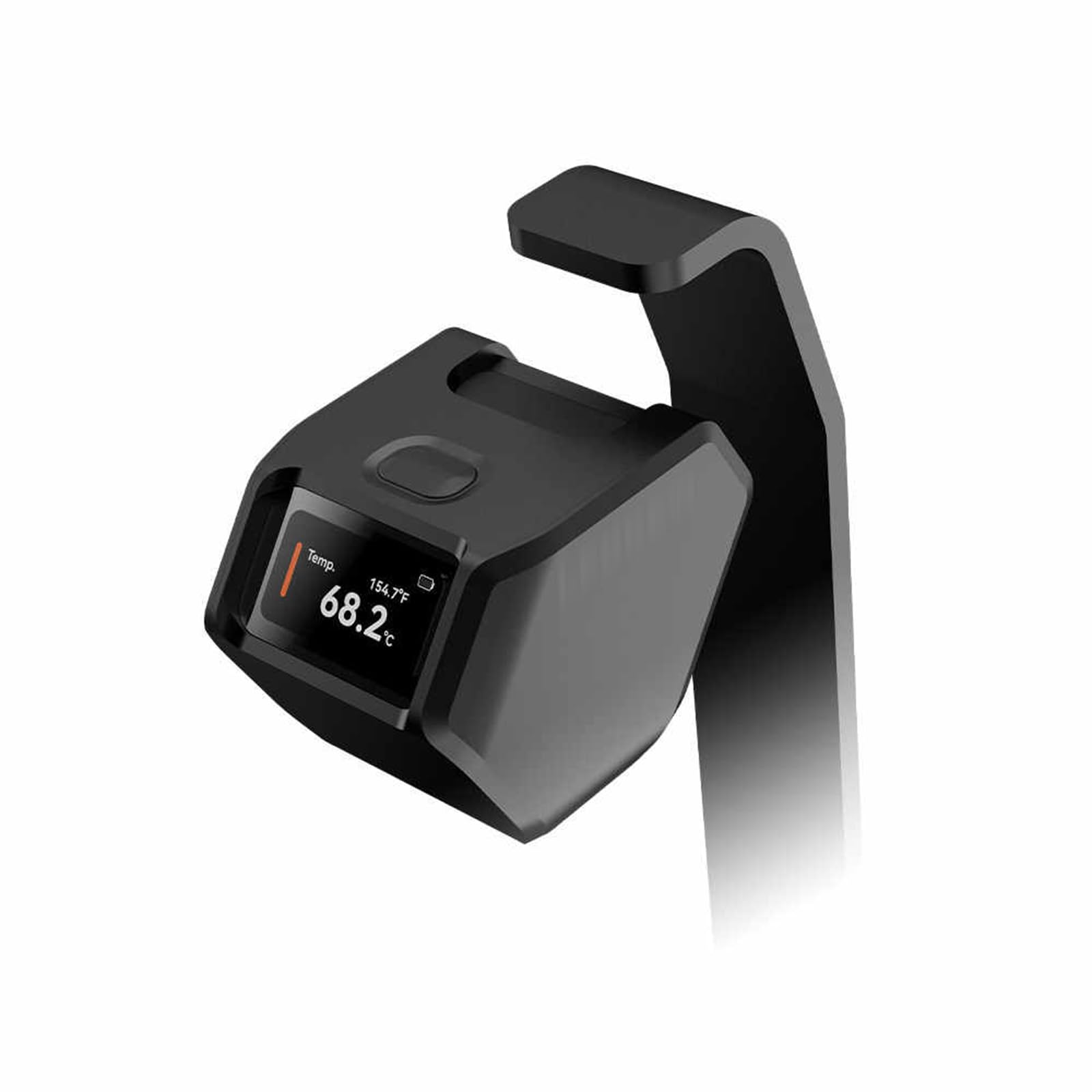 Termómetro Infrarrojo Sin Contacto para Café, Termómetro Magnético para Líquidos con Soporte, Rango De 0 a 100 °C, Precisión De ±0,1 °C, Autocalibración, Selector Bilingüe, para Líquidos