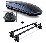 Dachbox 580 Liter 225 x 90 x 34 cm beidseitig aufklappbar