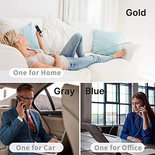 Usb C Cable 10Ft 3Pack Fast Charging Nylon Braided Long Type C Charger Cable Compatible With Samsung Galaxy S23 S22 S21 S10 S9 S8 A02S A03S A11 A12 A13 A20 A21 A32 A42 A53 Z Fold 4, Tablet, Lg, Moto #TOP7