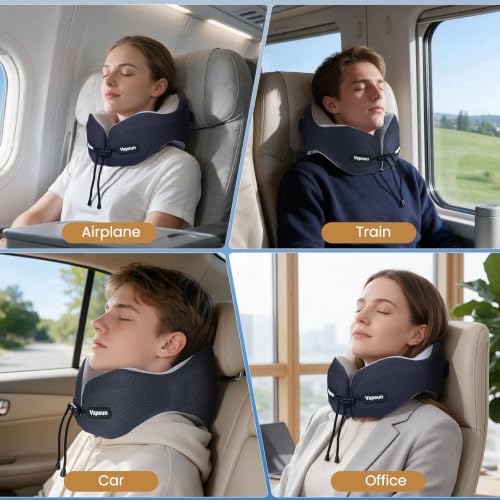 Image of Travel Pillow - Neck Pillow Airplane Memory Foam Filling
