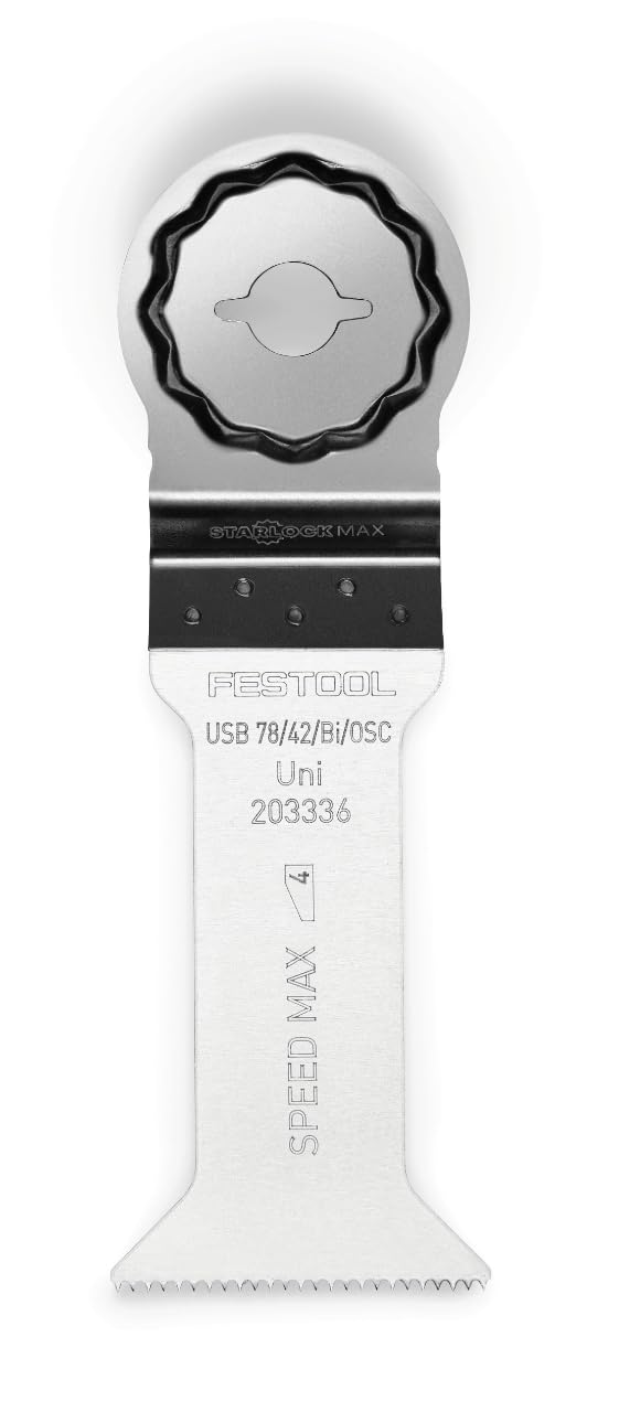 Festool 203336 Universal Bi-Metal Saw Blades 5-Piece, 78 mm Length x 42 mm Width