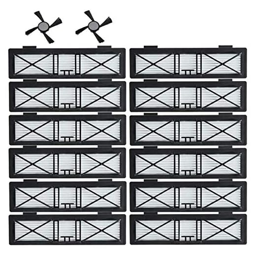 yunnie Side Brush Filters for Neato Connected D3 D4 D5 D6 D7 Botvac D Series D75 D80 D85 and Botvac 70E 75 80 85 Robots