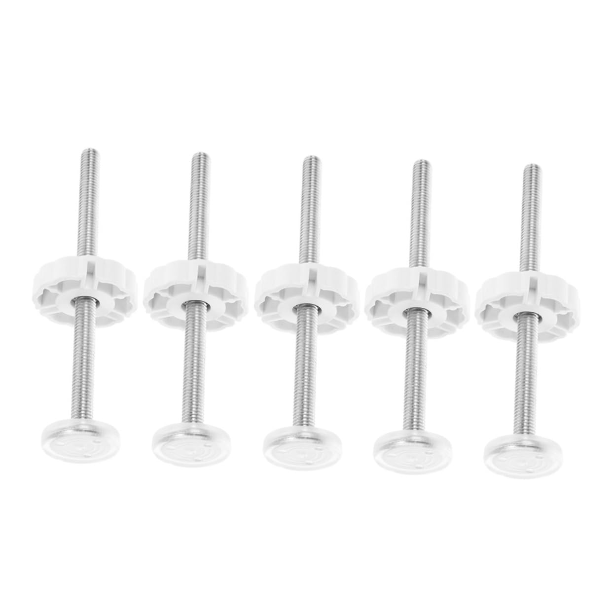 YARNOW 4 Ensembles Pièces De Balustrades De Porte Extra Large Porte Bébé Porte De Sécurité pour Bébé Assorti Accessoires Matériels Quincaillerie Alliage D'aluminium Blanche 5 Pièces * 4