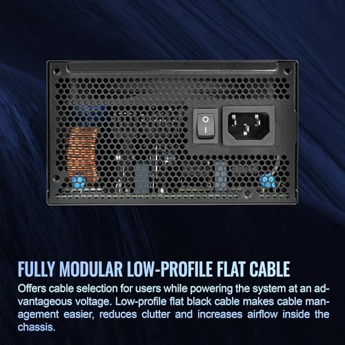 Image of Thermaltake Toughpower GF3 1200W; ATX 3.1; x2 Native PCIe 5.1 12V-2x6; Flat Cables; Color Matched Connectors; Japanese Main Capacitors; 135mm Fan; 80 Plus Gold Certified; Black; PS-TPD-1200FNFAGU-4