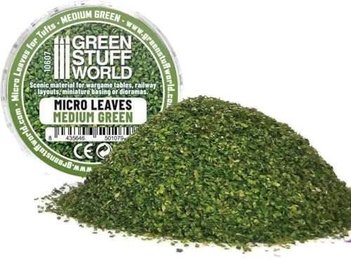 Micro Leaves Medium Green Green Stuff World feuillage maquette
