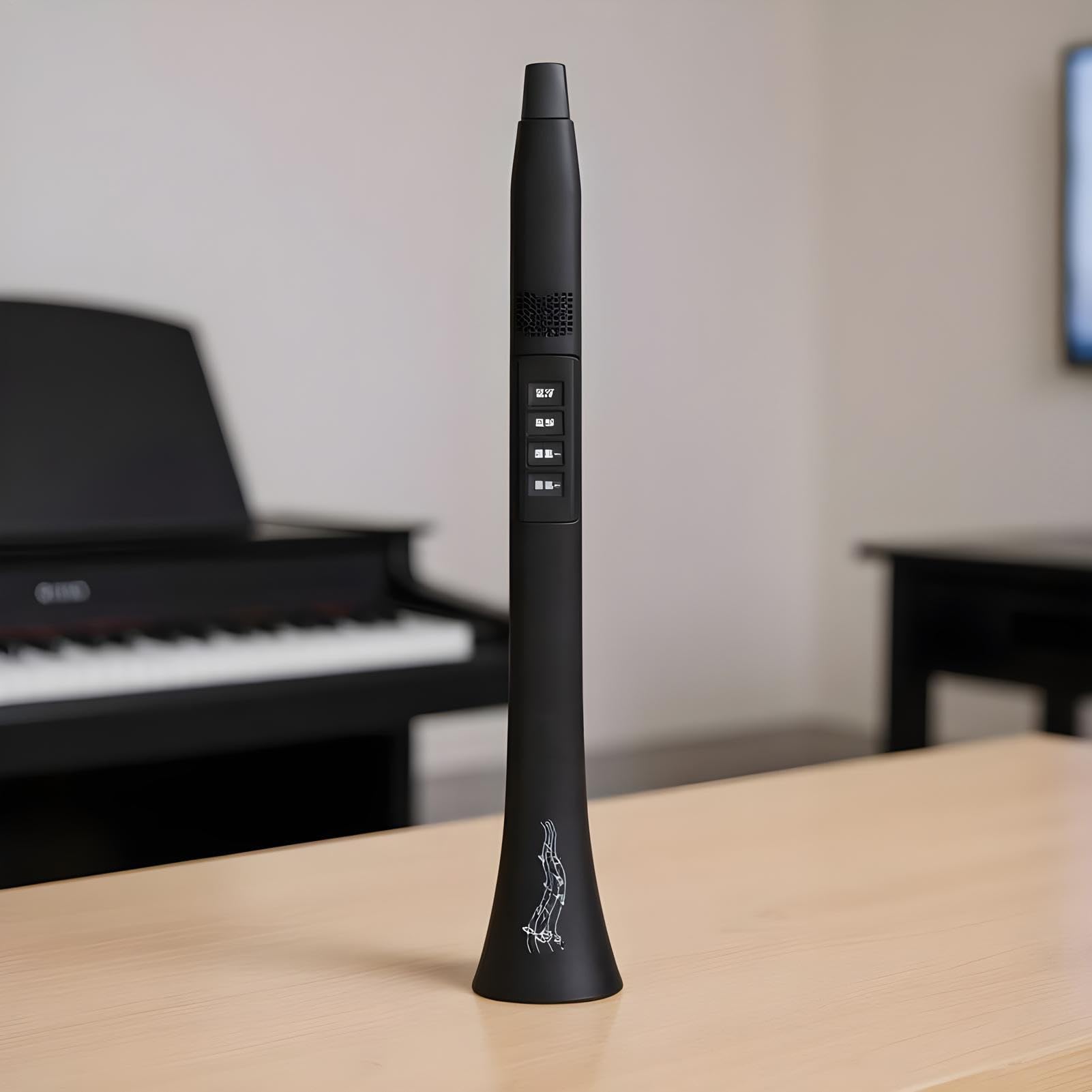 Strumento a Fiato Elettronico Digitale - Sintetizzatore Strumento Musicale Ricaricabile | Attrezzatura Musicale Con Connessione Wireless per Performance Pratica Raduni All'aperto