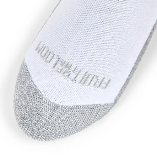 Image of Fruit of the Loom Men's Dual Defense Socks, Odor Protection with Half Cushion, Multi-Packs
