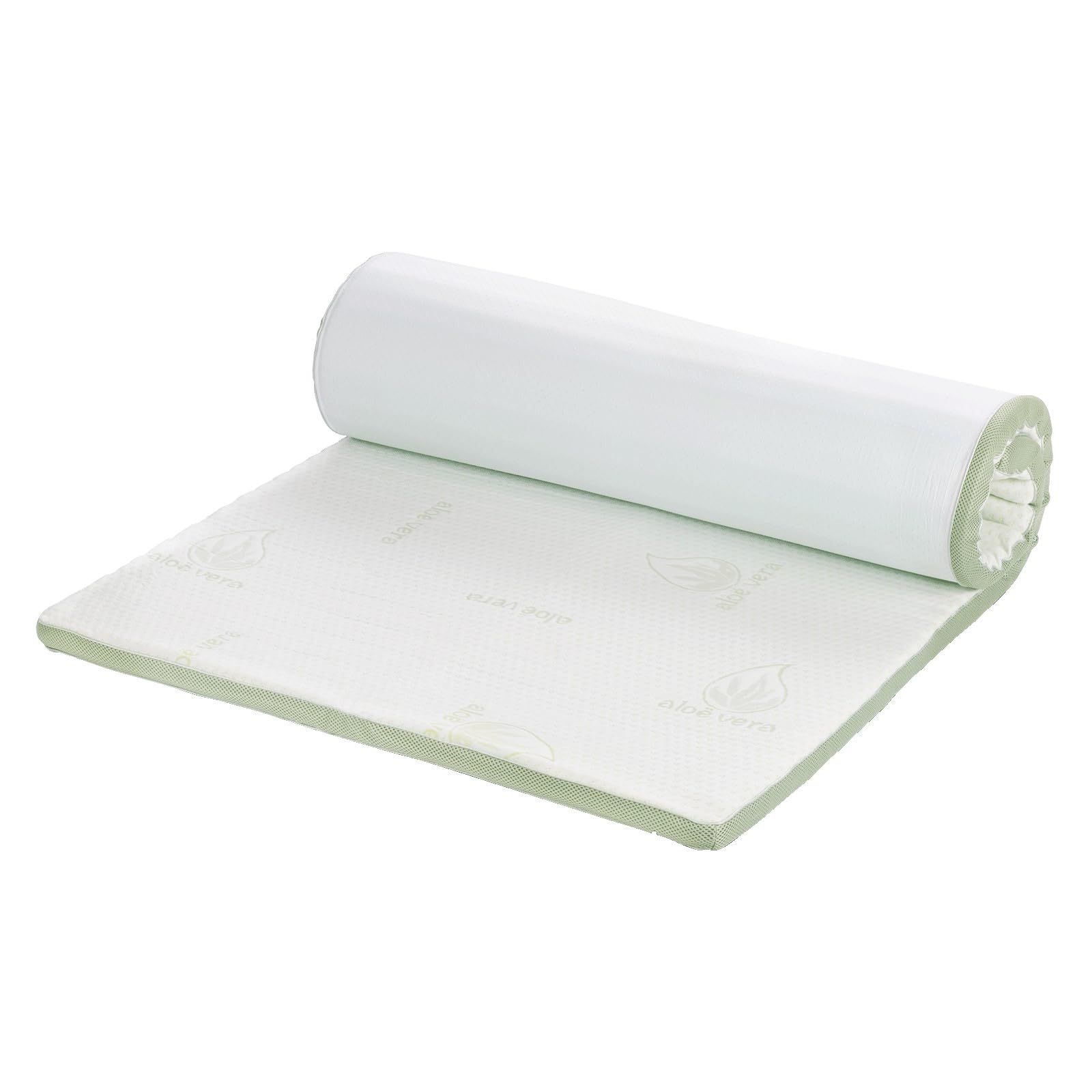 Vitapur Topper Aloe Vera - 90x200cm, 4cm Kaltgepresster Schaumstoff, Aloe  Vera Aromatherapie, Abnehmbar & Waschbar, Matratzentopper, Matratzenauflage  ...