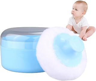 weiting Body Powder Container, Powder Pouf Box, Storage Box For Applicators To Face Under Arms Shoulders Travel Bathroom Bedroom Daily Use | Resvänlig Förvaring För Vårdare Hemmaföräldrar Dagbarnvakt Barnpassare