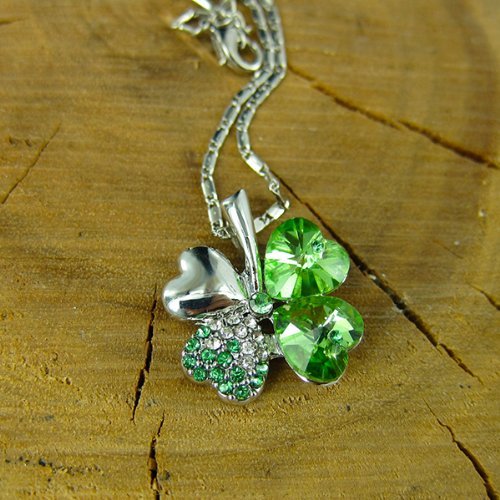 Outletissimo collana ciondolo donna quadrifoglio