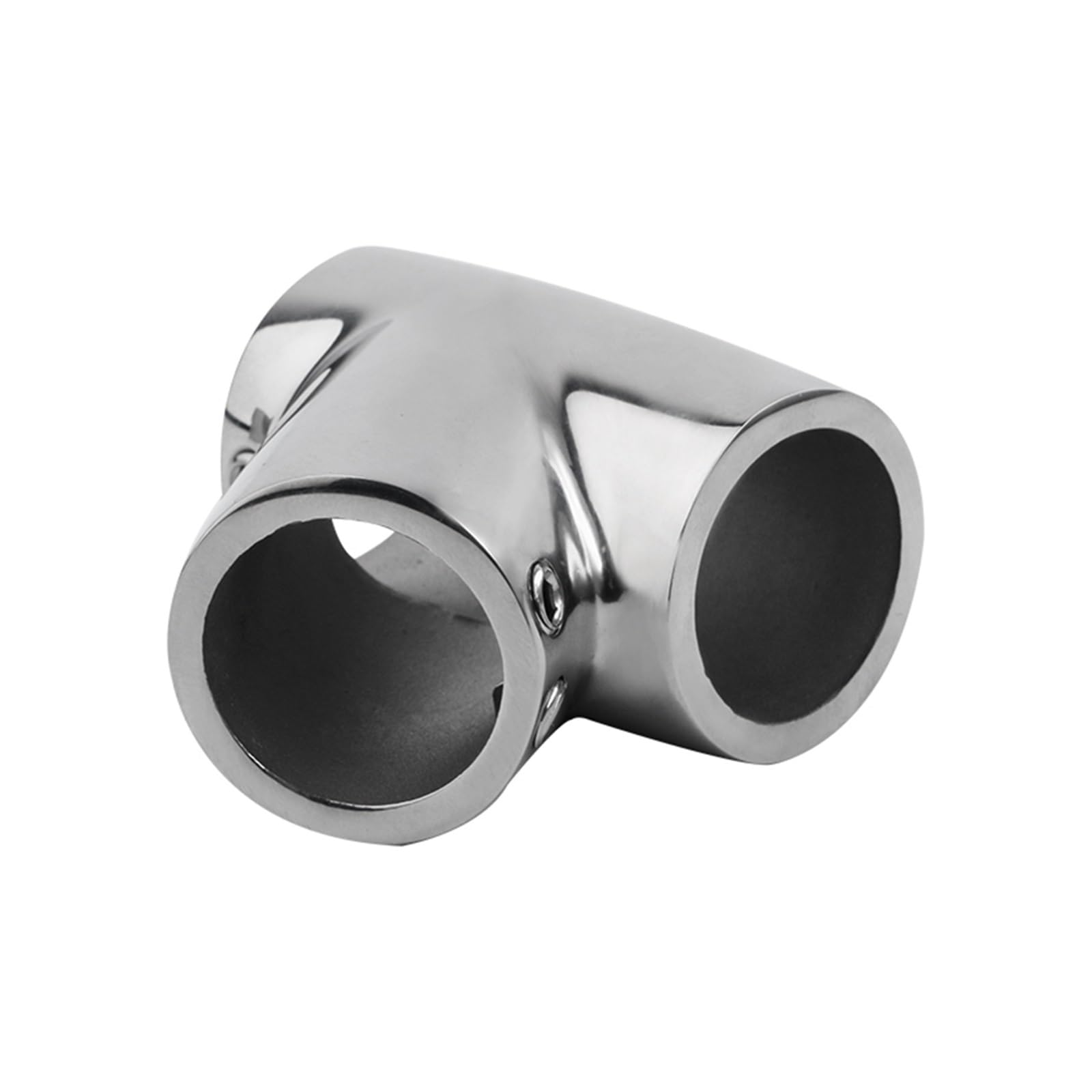 316 Stainless Steel 22/25mm Handrail Tee Pipe 3-Way Tube 60 Degree Fittings Marine Accessories Boat Hardware(22mm)