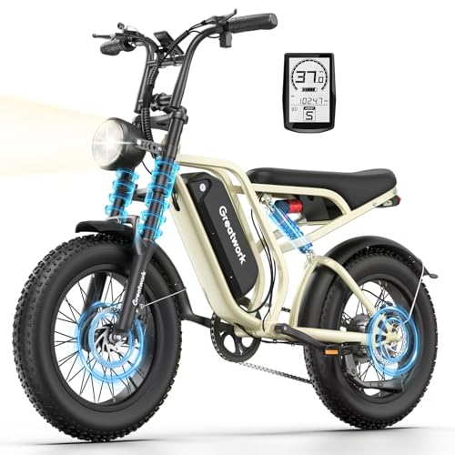 GREATWORK 3000W Peak Electric Bike for Adults with 1200Wh Removable Battery