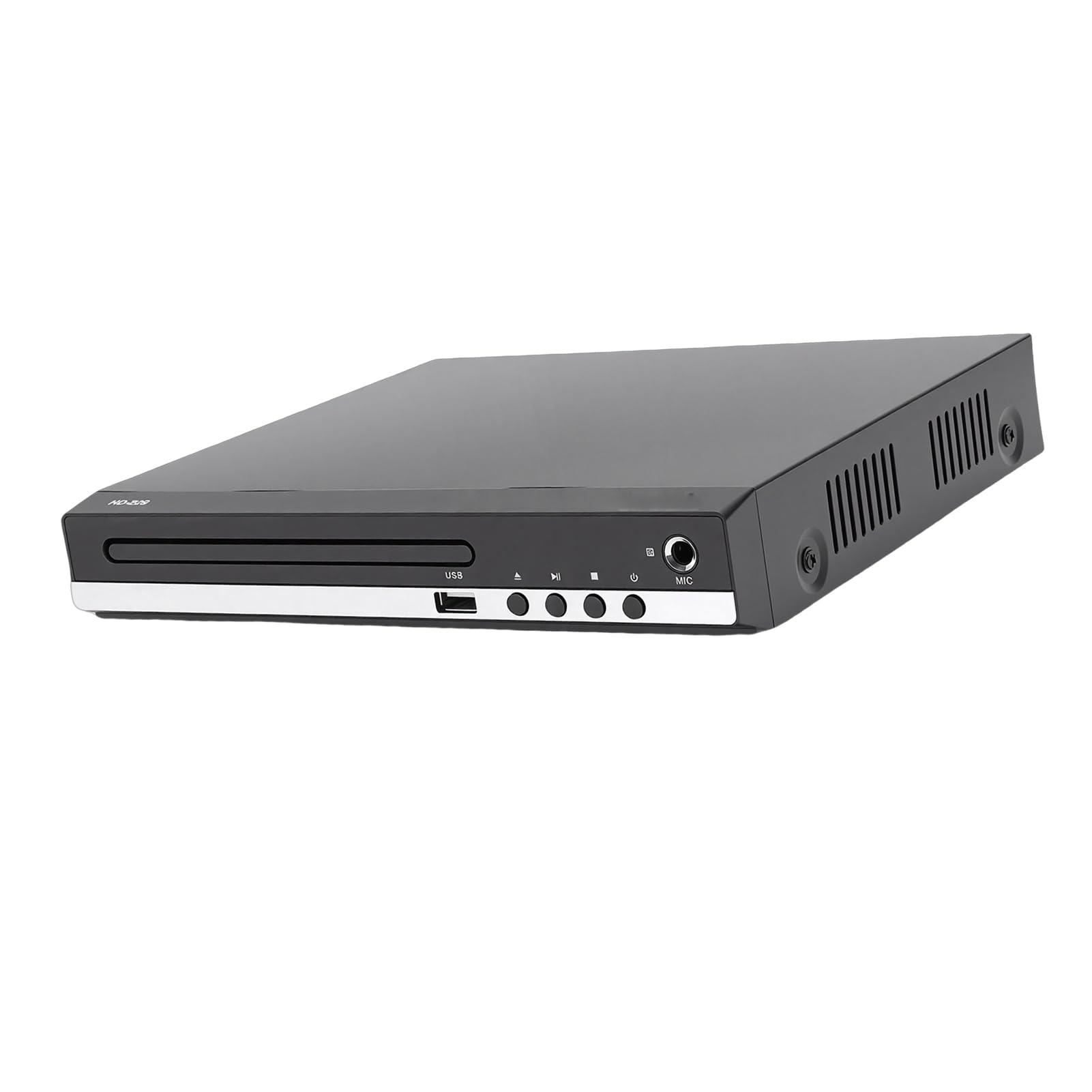 Ausla Lettore DVD CD per Tutte le Regioni Lettore Dischi DVD con Alloggiamento in ABS 1080P AV USB Karaoke Riprendi Riproduzione per TV Home Theater Serate di Cinema in Famiglia (Spina europea)
