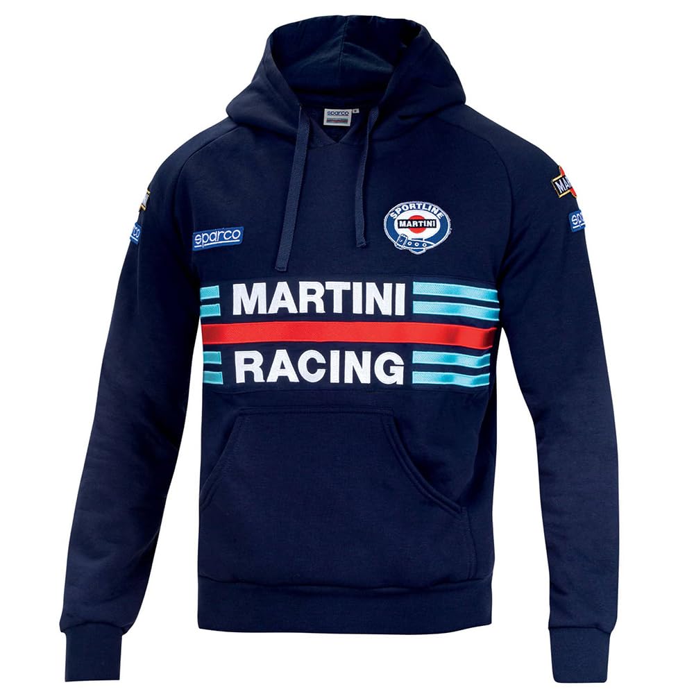 Martini Racing Sweatshirt, Navy Blue, Standard Unisex Adult, multicoloured, Large
