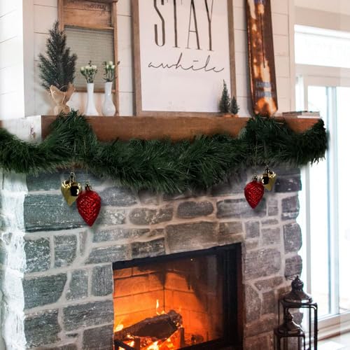 Festão Verde Escuro de Decoração de Natal, 2 Metros