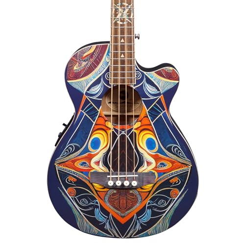 Lindo Sahara Electro Acoustic Bass Guitar (Short Scale 30') | Nautical Star 12th Fret Inlay...