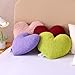 EVOLIVE Heart Pillow, Love Pillow Gifts, 15X17 Inch Large Heart Shaped Pillows, Sherpa Material Room Decor Throw Pillows, Living, Bedroom, Indoor Outdoor (Pink)