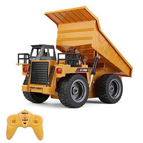 Preisvergleich Produktbild FM1540 / Muldenkipper mit Fernbedienung, Kipplaster ferngesteuert, Allrad-Antrieb, Lastwagen