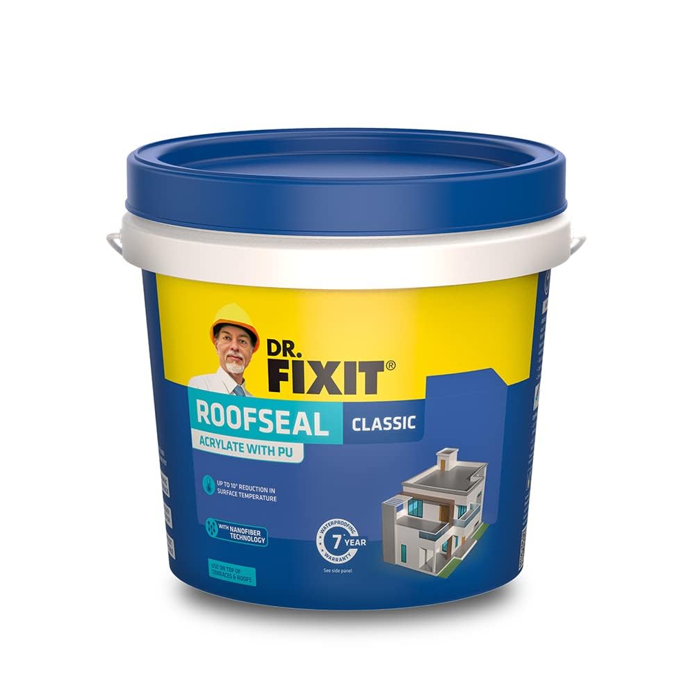 DR. FIXIT Roofseal Classic, 4 Liter, Waterproofing Solution for Homes, Terraces, Roofs (B082BD6Q9S) Amazon Price History, Amazon Price Tracker