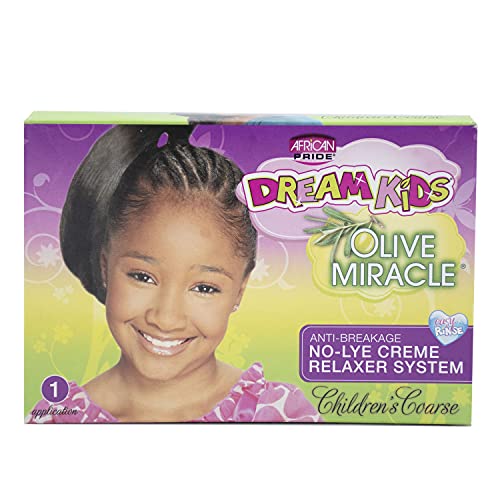 African Pride Dream Kids Olive Miracle Relaxer Coarse Contains Olive
