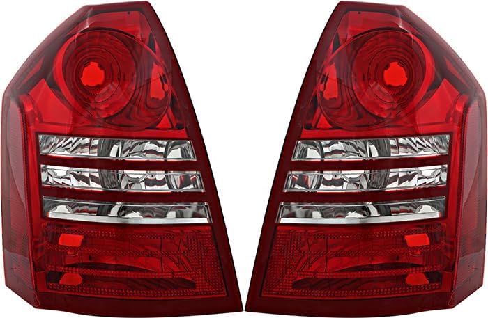 For Chrysler 300 Tail Lights Lamps Set 2005 2006 2007 Driver and Passenger Side