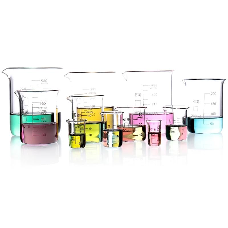 Bécher en quartz 100 ml en silice pure pour les analyses de haute précision - 3