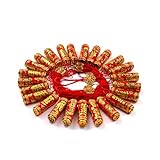 Chinese New Year Hanging Decorations 2 Pack Large Firecrackers Decor Traditional Red Lucky Oriental Pendant Ornaments for Lunar New Year Decorations