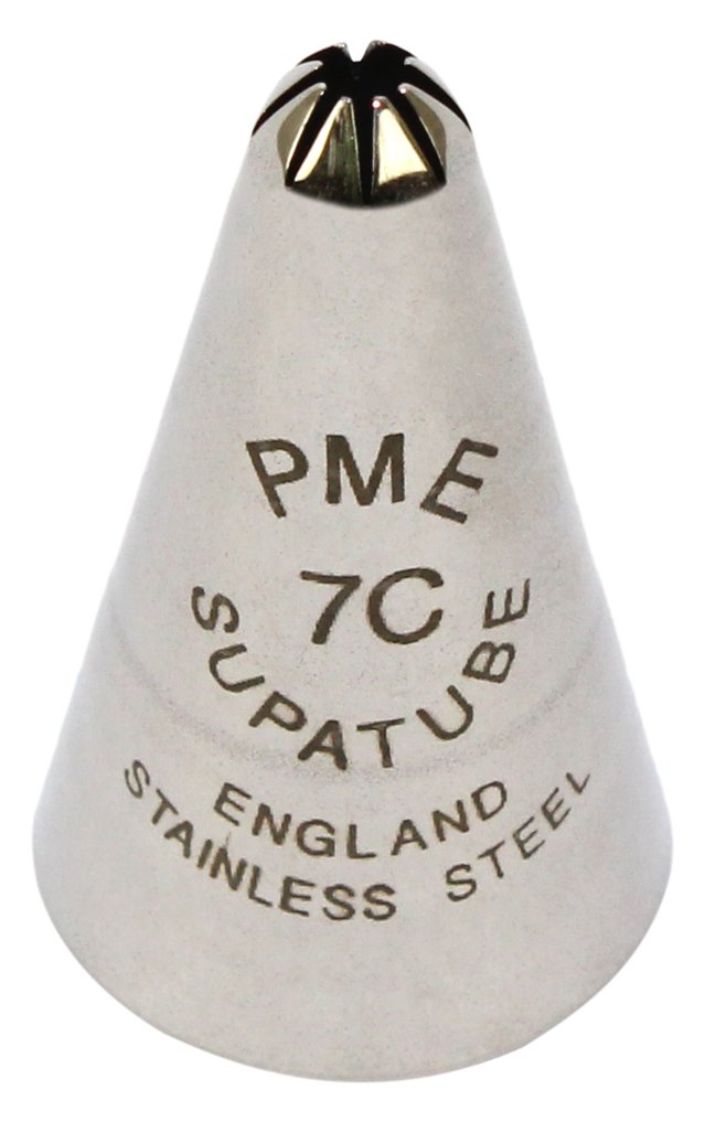 PME - Supatube - Douille Grande Étoile Fermée en Acier Inoxydable Sans Soudure n° 7C