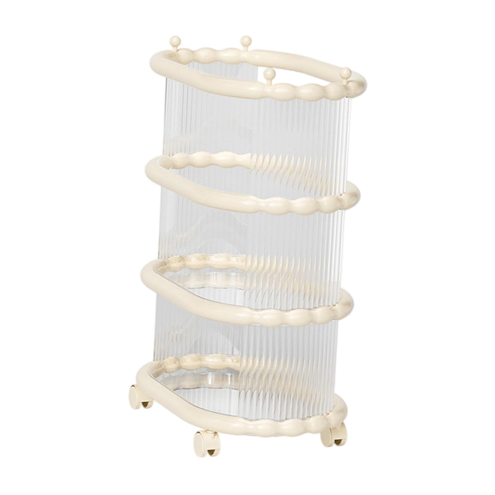 QSTDGVPW Yoga Mat Storage Rack Cart, with Wheels, Dumbbells Yoga Mat Organizer Holder Weight Rack, 46cmx30cmx65cm