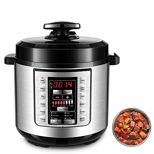 zanmini Albohes Olla a presión Multifuncional, Olla a Presión Eléctrica