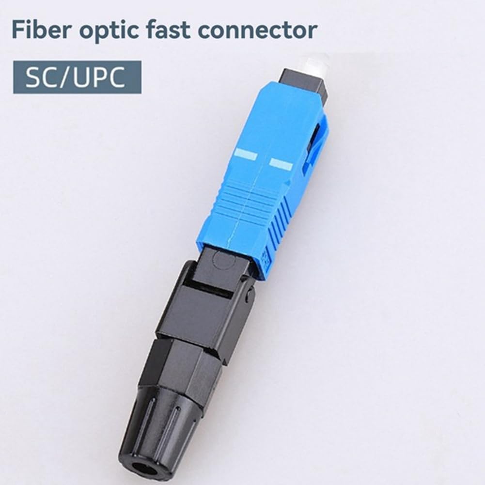 Conectores Rápidos de Fibra Óptica SC/UPC Preenterrados, Adaptadores para Instalación en Campo