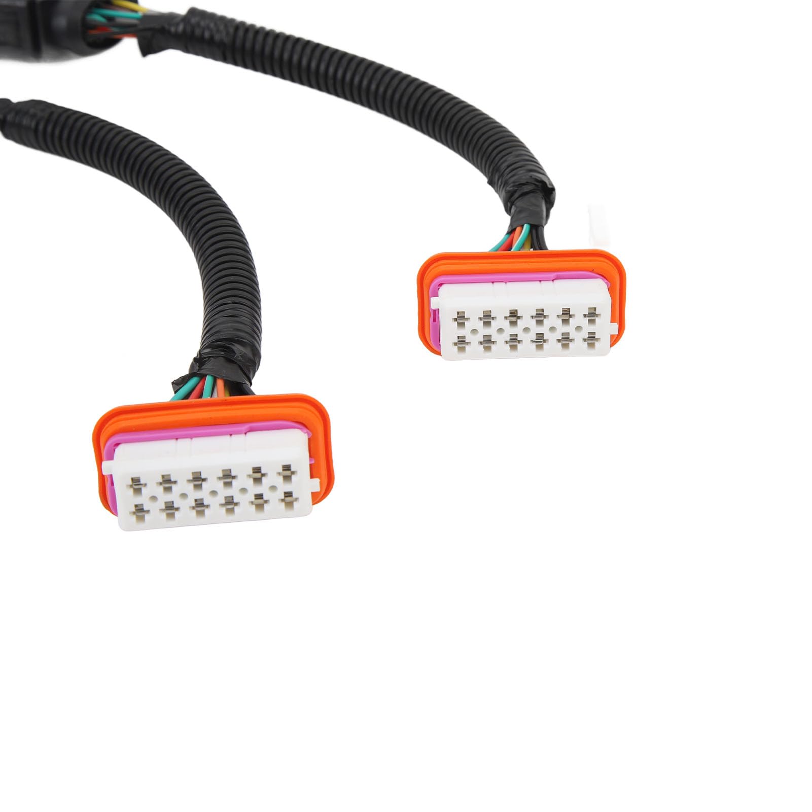 KIMISS 2 Stück HID-Scheinwerfer-Kabelbaum-Adapter 7L6 971 071 A Scheinwerfer-Kabelbaum-Adapter Kunststoff Auto HID-Scheinwerfer-Kabelanschluss