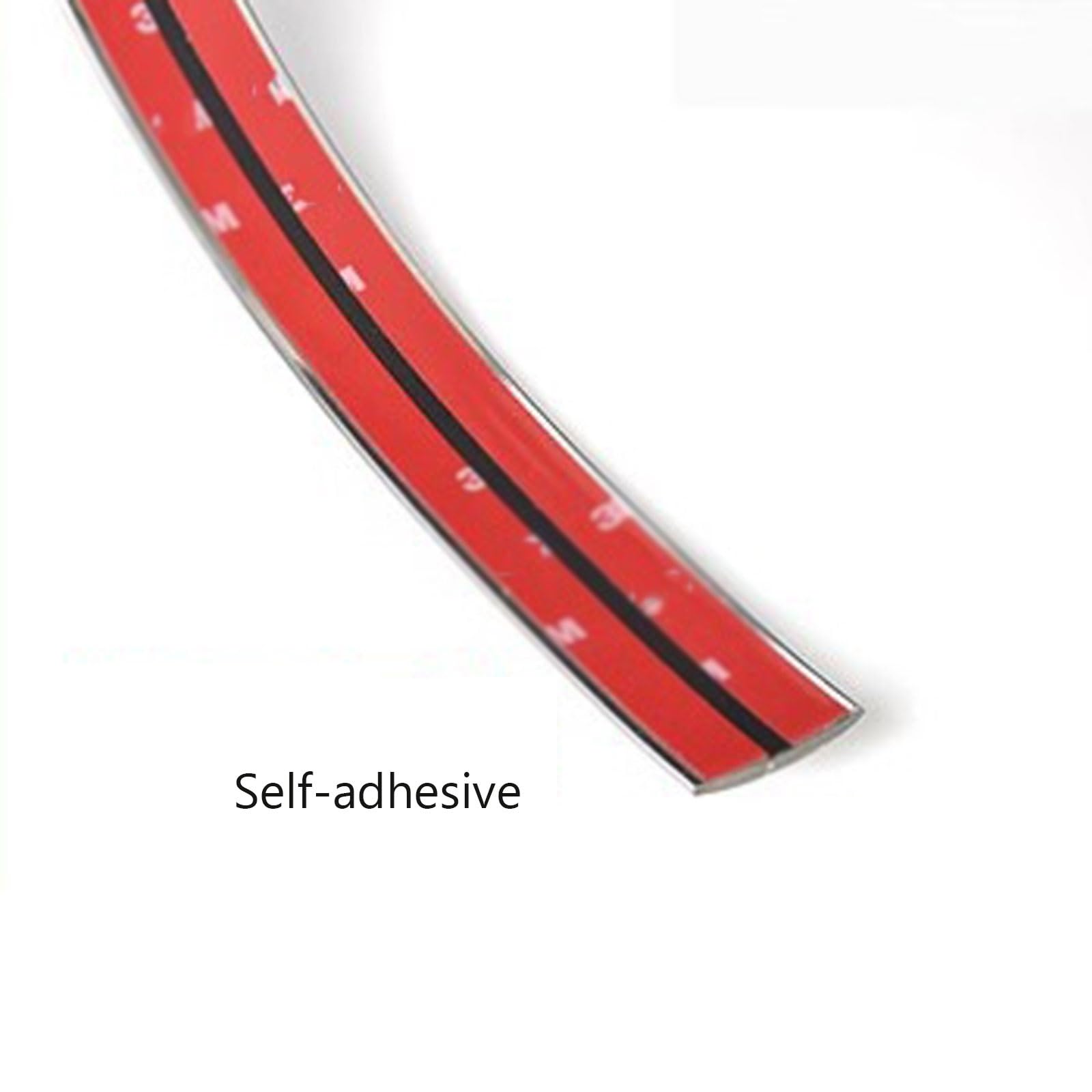 COYOUCO Modanatura Cromata Automobilistica, 6-50mm Larghezza Striscia Rivestimento Corpo Laterale Dell'auto (Autoadesiva) Decorativo AntiGraffio per