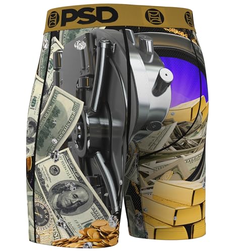 PSD Men's Heist Boxer Briefs, Multi, L3