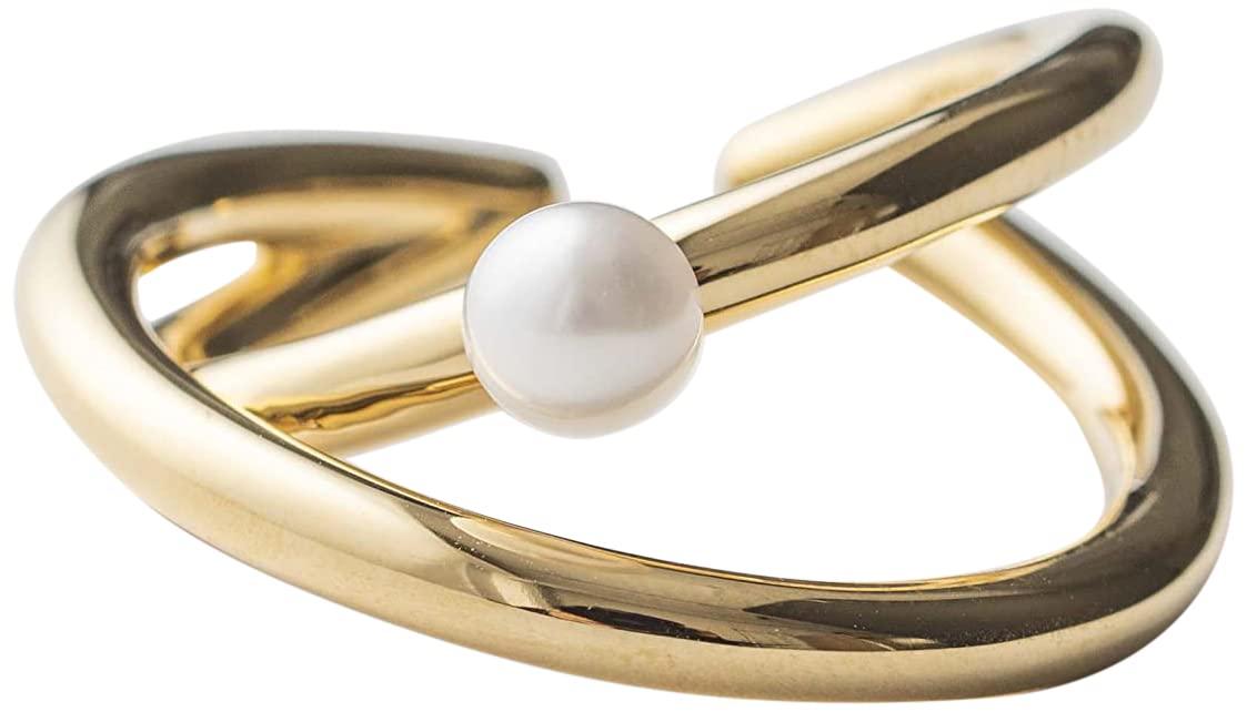 (エテ) ete パール リングカフ 821116 9号 イエローゴールド